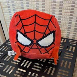 Cubd Spider-Man Plush Marvel Soft Stuffed Cube Red Superhero Toss Toy Fun
